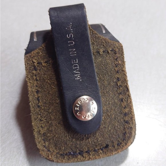 ZIPPO - 80s/90s leather zippo belt clip - Picture 3 of 3